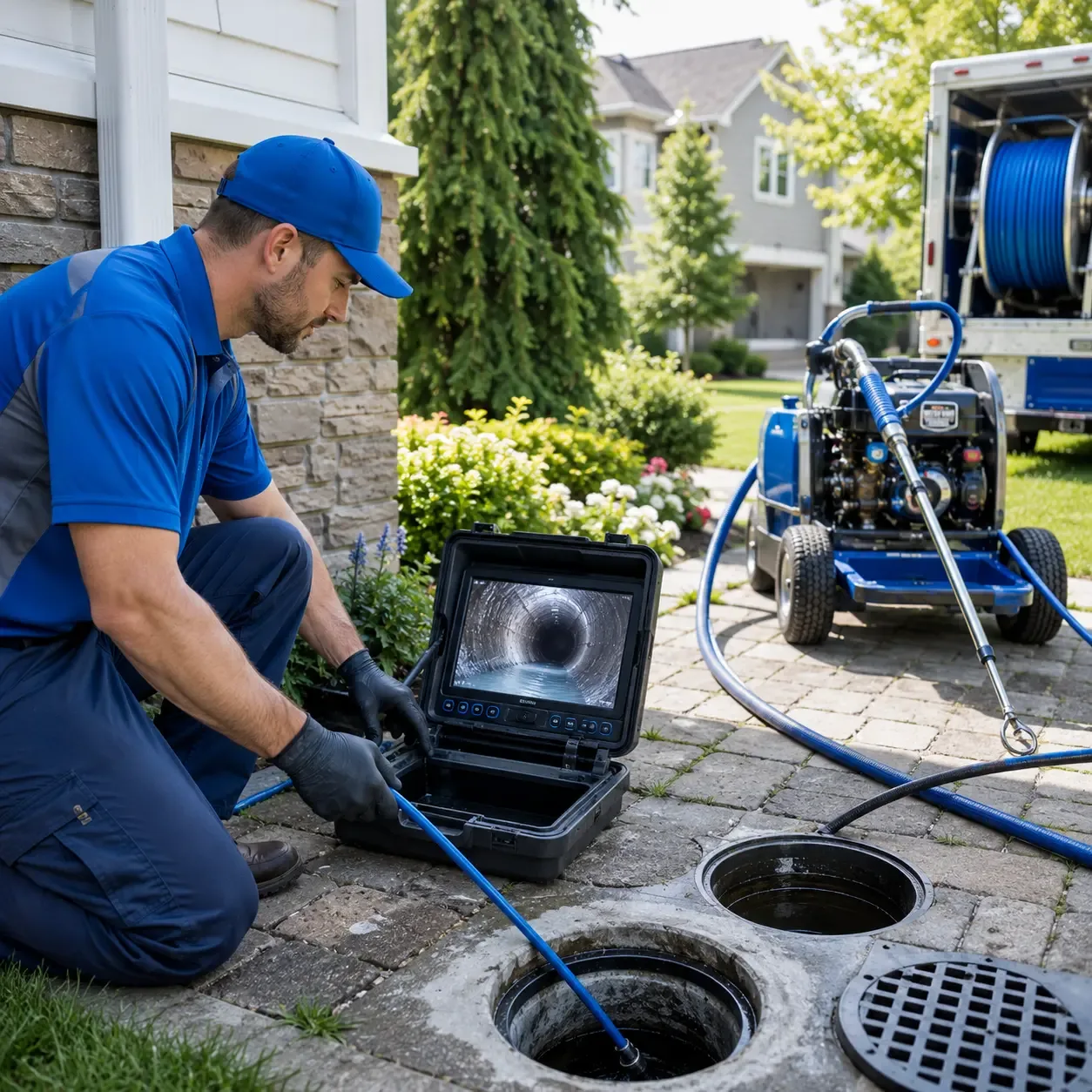 Outdoor drain cleaning professionals serving Sandusky, MI