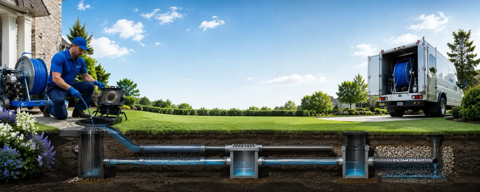 Outdoor drain cleaning information for Sandusky, MI